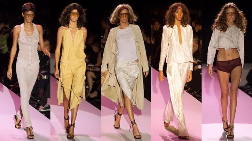 Relaxed Gucci Glam: Gucci Spring 2002
