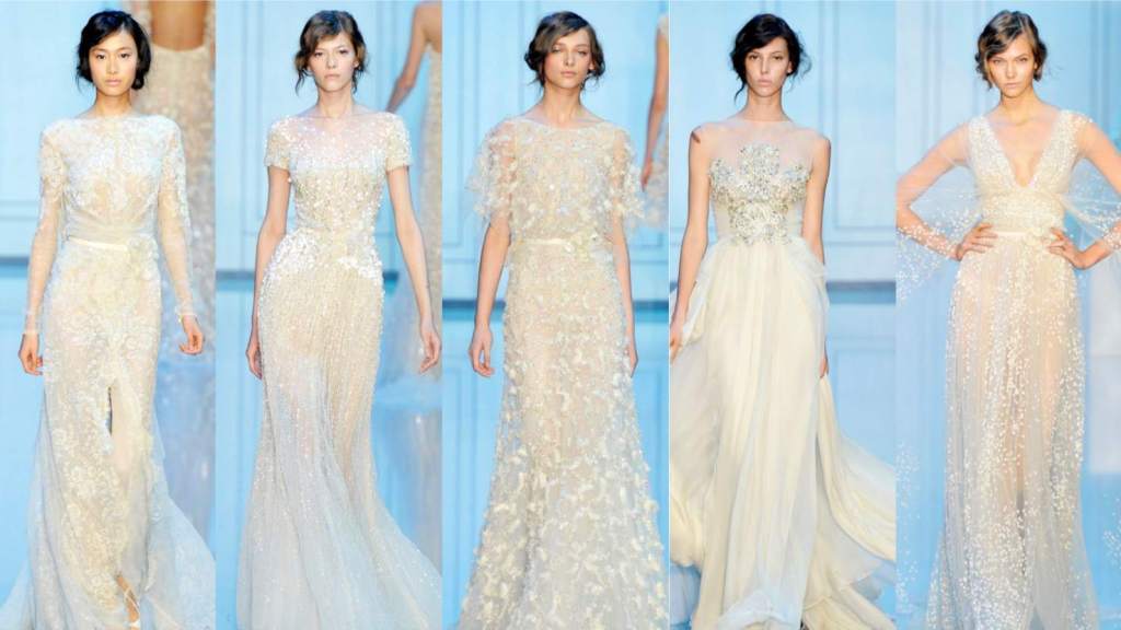Gritty Glamour: Elie Saab Couture Fall 2011