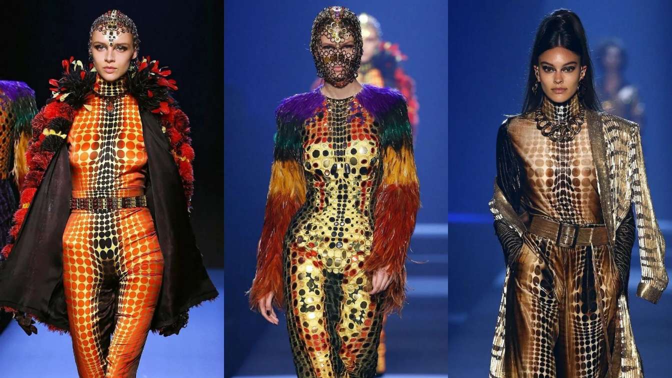 Jean Paul GAULTIER ブルーラメトップス Jean Paul Gaultier - Jean Paul Gaultier | The Blue Target Top.