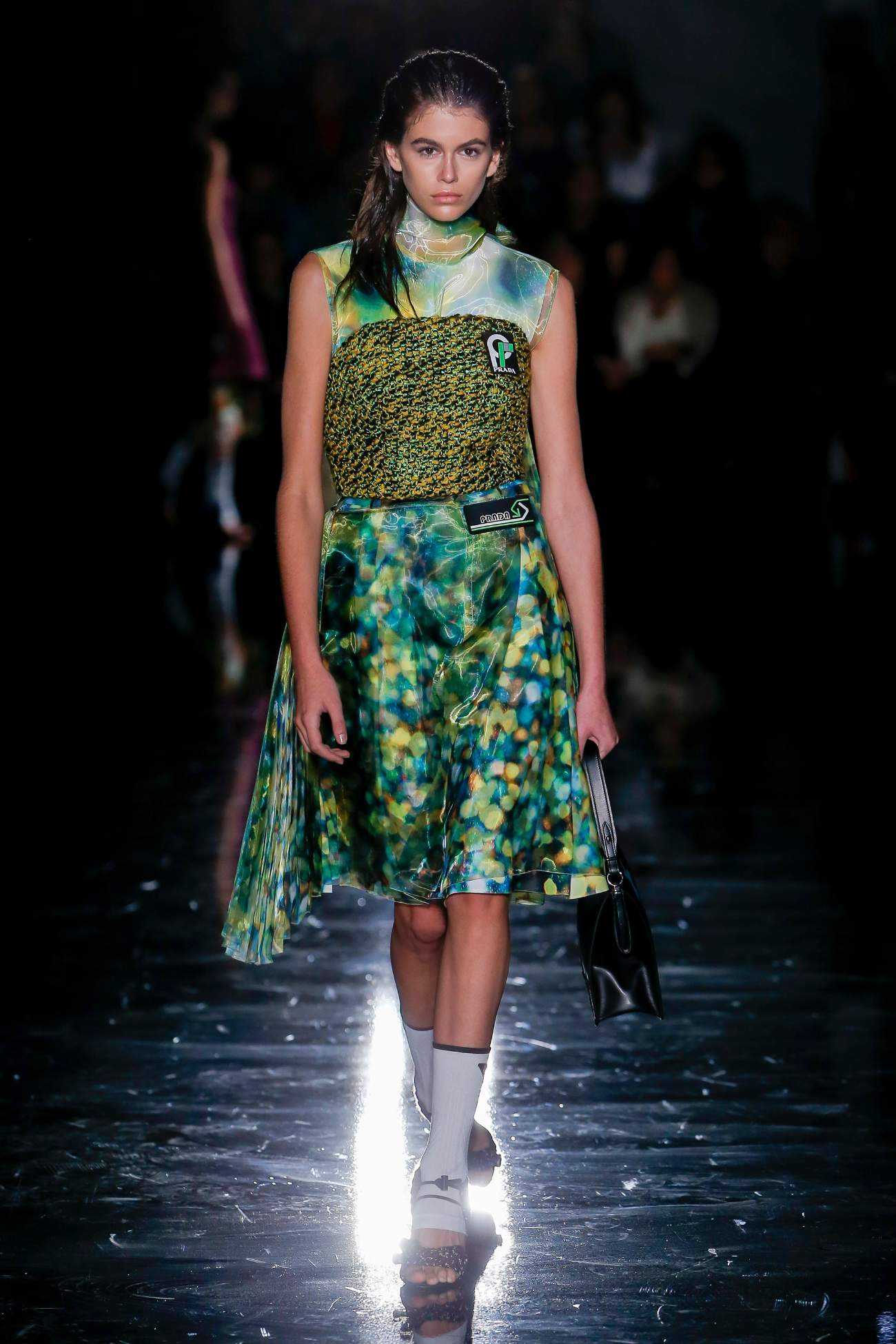 green emerald velvet dress Spring/Summer 2011 Green and Black Stripe Cherub Print Strapless Dress –  Vintage Couture main image 1
