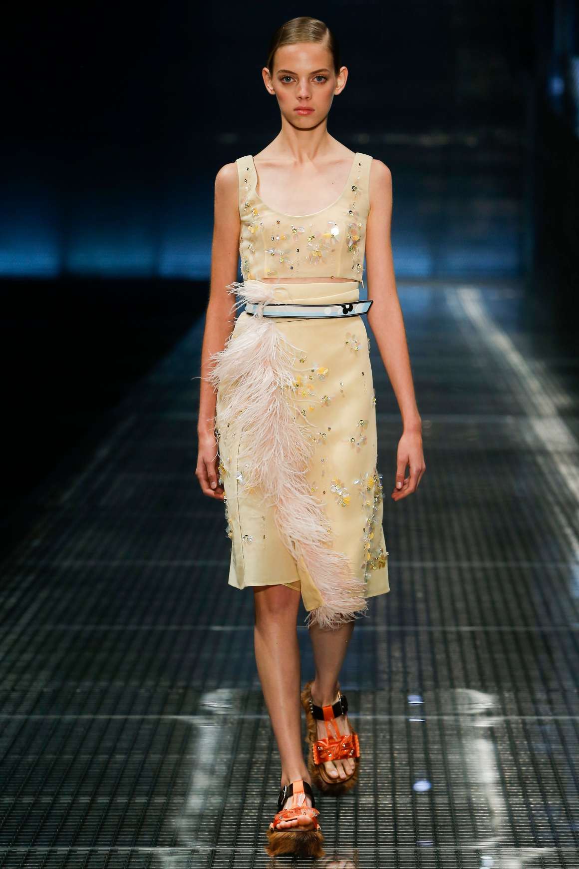 Prada Spring 2017 MFW: Feathers and Femme – Ayerhs Magazine