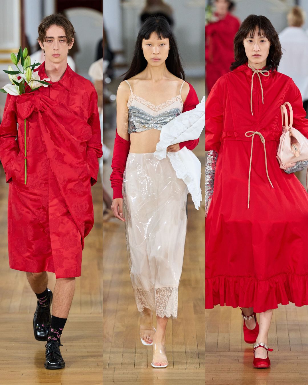 （9/1発送予定）Simone Rocha 黒 オーバーニーソックス Simone Rocha 黒 オーバーニーソックス