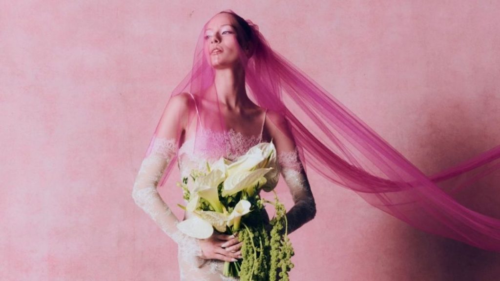 Harris Reed’s Romantic Gothic Vision Gets a Bridal Twist | Harris Reed Fall 2026 – London Fashion&nbsp;Week